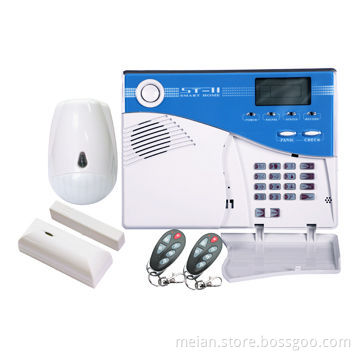 Wireless GSM Alarm System with 32 and 8 Wired Zones, Supports GSM and PSTN